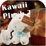 Kawaii White Bear Plush Doll - Soft & Cute
