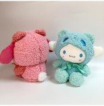 3 PCS Kawaii Plush Dolls: Cinnamoroll, Kuro Mi, My Melody