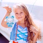 6PCS Kawaii Anime Plush Keychain Doll Set