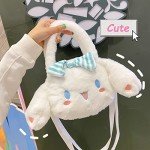 Cuddly Kawaii Big Ear Dog Plush Bag