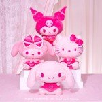 Cinnamoroll Pink Monochrome Hello Kitty Plush Toy