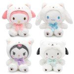 Kawaii 4PCS Plush Set: Cinnamoroll & Friends