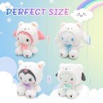 Kawaii 4PCS Plush Set: Cinnamoroll & Friends