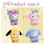 Adorable 4PCS Kawaii Plushies Set - Anime Cuties