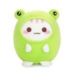 Kawaii Frog Outfit Plush Cat Toy, 8