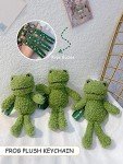Kawaii Frog Plush Keychain for Cute Accessories