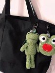 Kawaii Frog Plush Keychain for Cute Accessories
