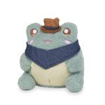 Kawaii Cowboy Wawa Green Frog Plush Toy