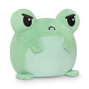 Reversible Frog Plush Toy - Happy & Angry