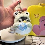 Kawaii Frog Plush Keychain for Backpacks