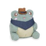 Kawaii Cowboy Wawa Green Frog Plush Toy