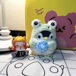 Kawaii Frog Plush Keychain for Backpacks