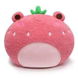 Cute Strawberry Frog Kawaii Plush Pillow Toy
