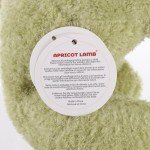 Adorable Apricot Lamb Plush Frog Toy - 23 cm
