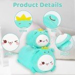 AIXINI Cute Cat Frog Kawaii Plush Pillow