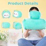 AIXINI Cute Cat Frog Kawaii Plush Pillow