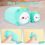 AIXINI Cute Cat Frog Kawaii Plush Pillow