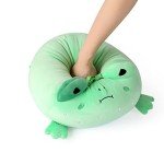 Cute Strawberry Frog Plush Pillow - 14 Inch Kawaii