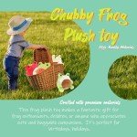 Kawaii Watermelon Frog Plush Toy - 10 Inch