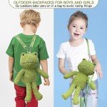 Kawaii Frog Plush Backpack Satchel for Kids & Adults