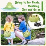 Kawaii Frog Plush Crossbody Bag for Girls