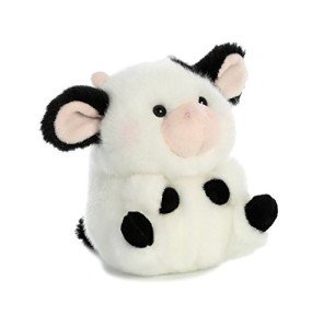 Daisy the Cow Kawaii Round Plush Toy