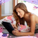 Adorable Strawberry Cow Plush Pillow Toy