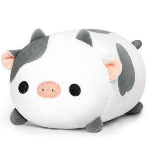 Adorable Cuddle Cow Plush Pillow - Kawaii Softie