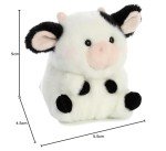 Daisy the Cow Kawaii Round Plush Toy