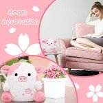 Cute Pink Cow Plush Doll - Kawaii Stuffed Toy