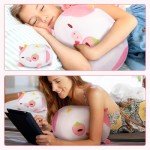 Cute Strawberry Cow Plush Pillow - 8” Kawaii Toy