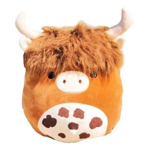 Cute 12'' Kawaii Scottish Cow Plush Toy