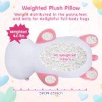 Cute Weighted Strawberry Cow Plush Toy - 23