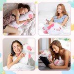 Cute Weighted Strawberry Cow Plush Toy - 23