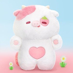 Mewaii Kawaii Strawberry Cow Plush Toy 18