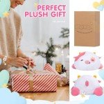 Cute Weighted Strawberry Cow Plush Toy - 23