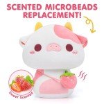 Cute Strawberry Cow Plush Toy with Scented Beads