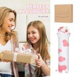 Strawberry Cow Long Plush Kawaii Pillow Toy