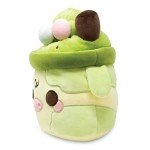 Kawaii Matcha Mooshake Cow Plush Toy 10