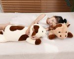 Giant Kawaii Cow Weighted Plush Toy Pillow