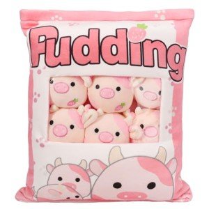 Cute Cow Plush Pillow - Adorable Mini Doll