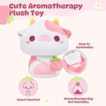 Kawaii Scented Strawberry Cow Plush Toy