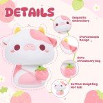Kawaii Scented Strawberry Cow Plush Toy