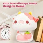 Kawaii Scented Strawberry Cow Plush Toy