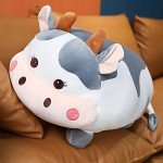 Adorable 19.7" Weighted Cow Plush Toy