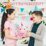 8-Inch Happy Birthday Kawaii Cow Plush Toy