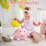 8-Inch Happy Birthday Kawaii Cow Plush Toy
