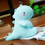 Kawaii Blue Dinosaur Plush Toy for Kids