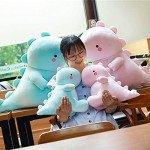 Kawaii Blue Dinosaur Plush Toy for Kids