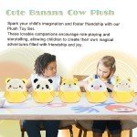 Adorable 11" Kawaii Banana Cow Plush Toy